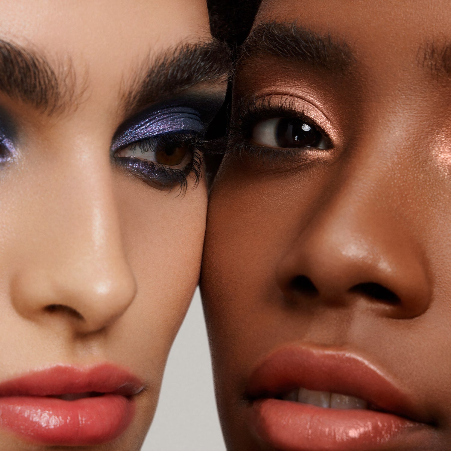 2 pretty lady on full make up as About Us Image