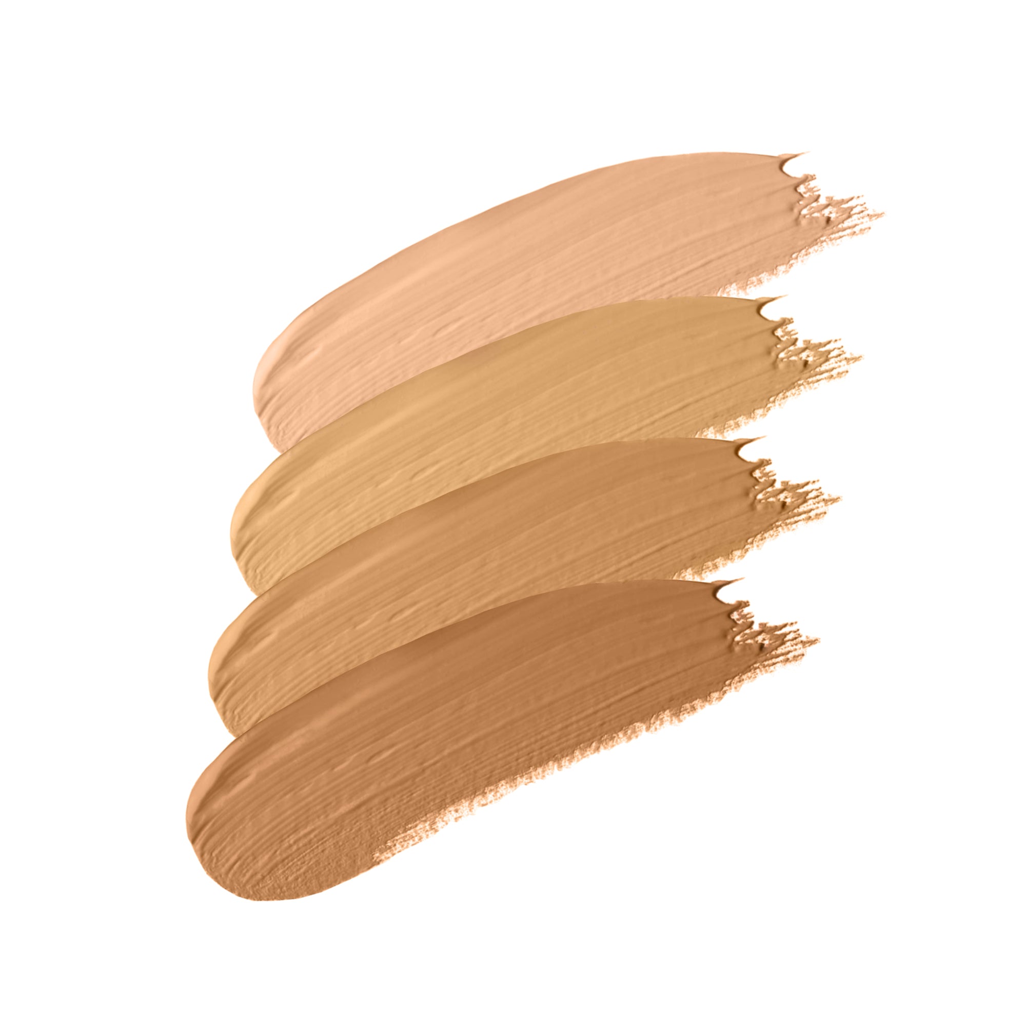 4 - WARM PEACH - buildable, creamy, hydrating concealer in warm peach undertone shade four in group shot