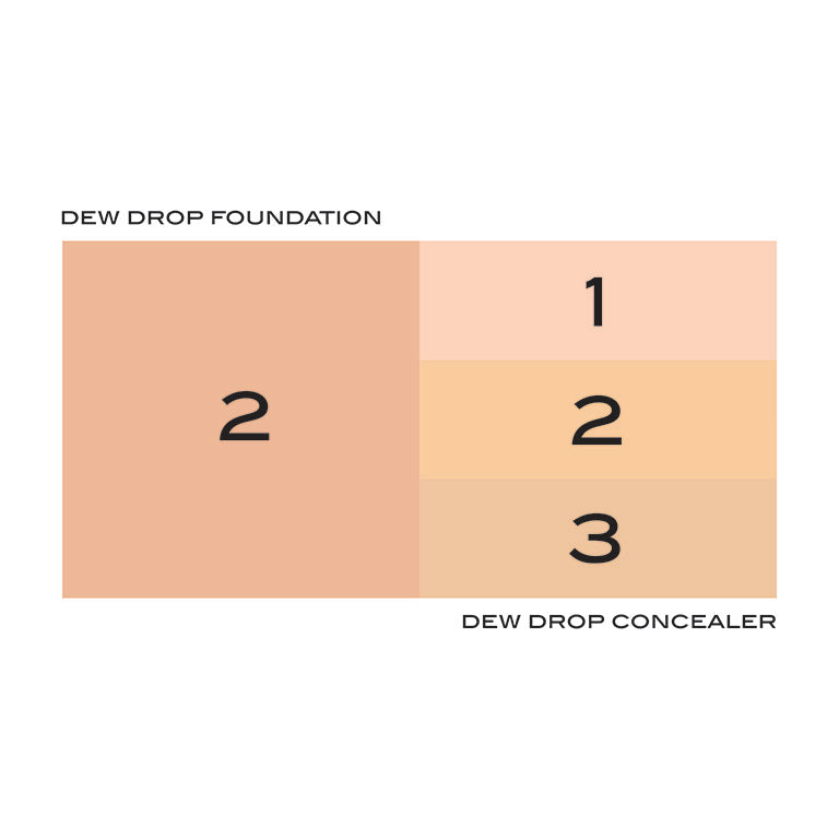2 - VERY FAIR / PEACH - light-to-medium coverage foundation for dewy skin in very fair with peach undertones