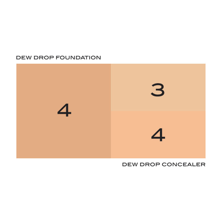 4 - LIGHT / BEIGE - light-to-medium coverage foundation for dewy skin in light with yellow undertones