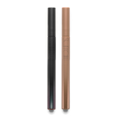 CHAMPAGNE FUMEE - Sparkling champagne inner light baton and warm copper smoky eye baton