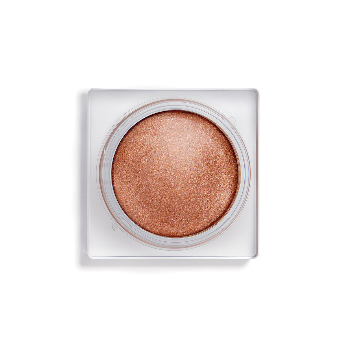 CIEL DORE - SHEER GOLDEN PEACH WITH IRIDESCENT SHIMMER - water-based bouncy souffle eyeshadow without lid