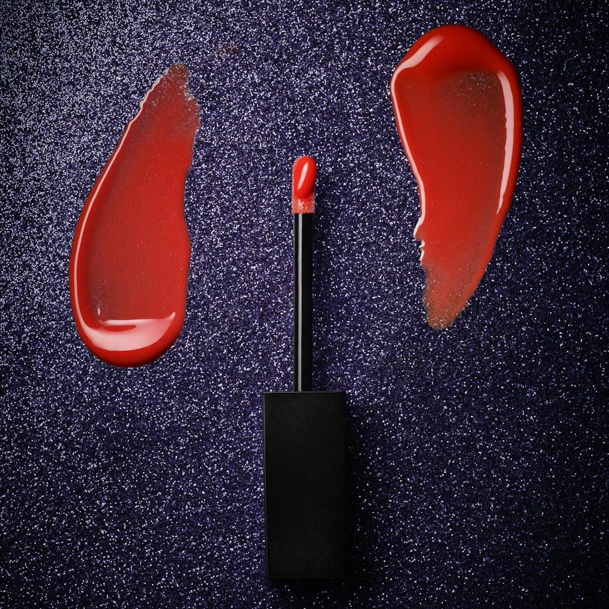 FLAMANT - BRIGHT CORAL - high shine lip gloss in coral shade with swatch