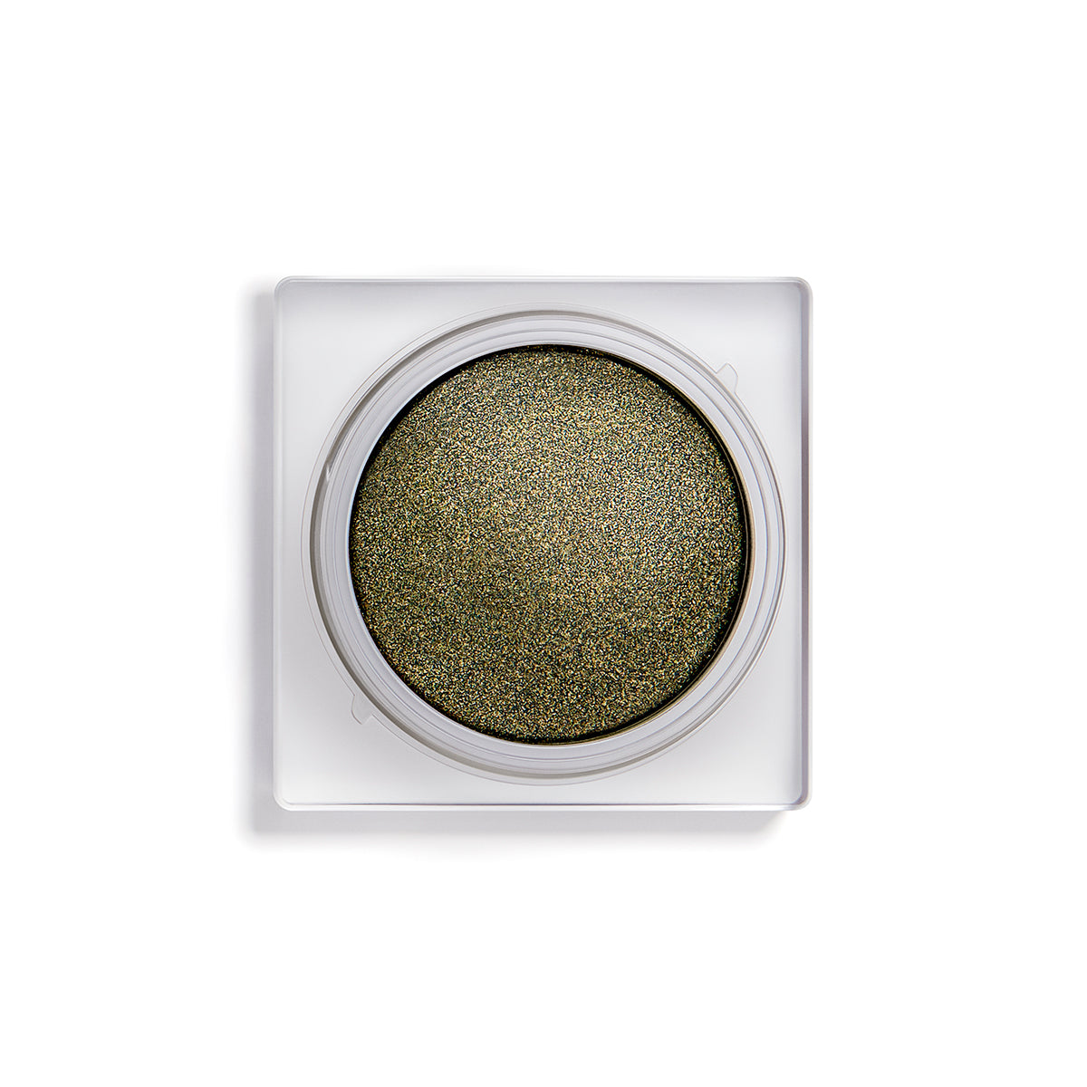 MATIN VERT - SHEER SEAWEED GREEN WITH GOLD SHIMMER - water-based bouncy souffle eyeshadow without lid