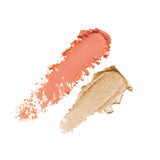 GOLDEN RADIANCE - product image showing golden radiance swatches of Artistique Blush and Torche Lumiere