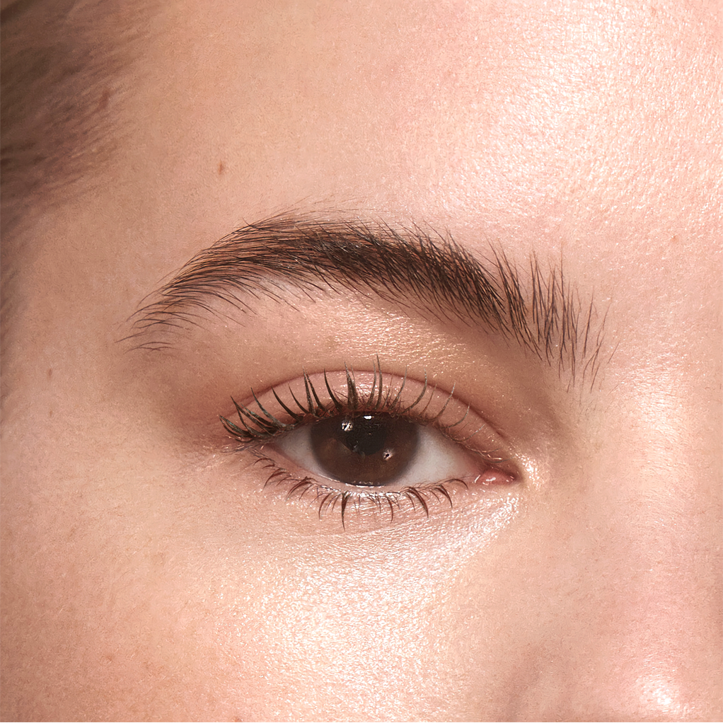 LIGHT BROWN - light brown tinted brow pomade on model