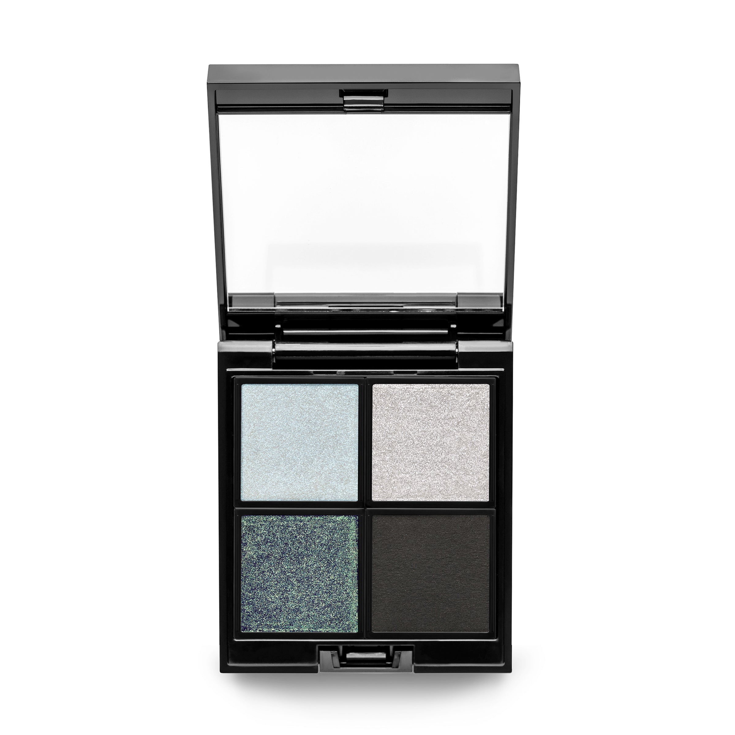 Supernova Palette -  Blue and silver eye quad with base shade, two shade-shifting duochrome pressed pigments, and one metallic shadow