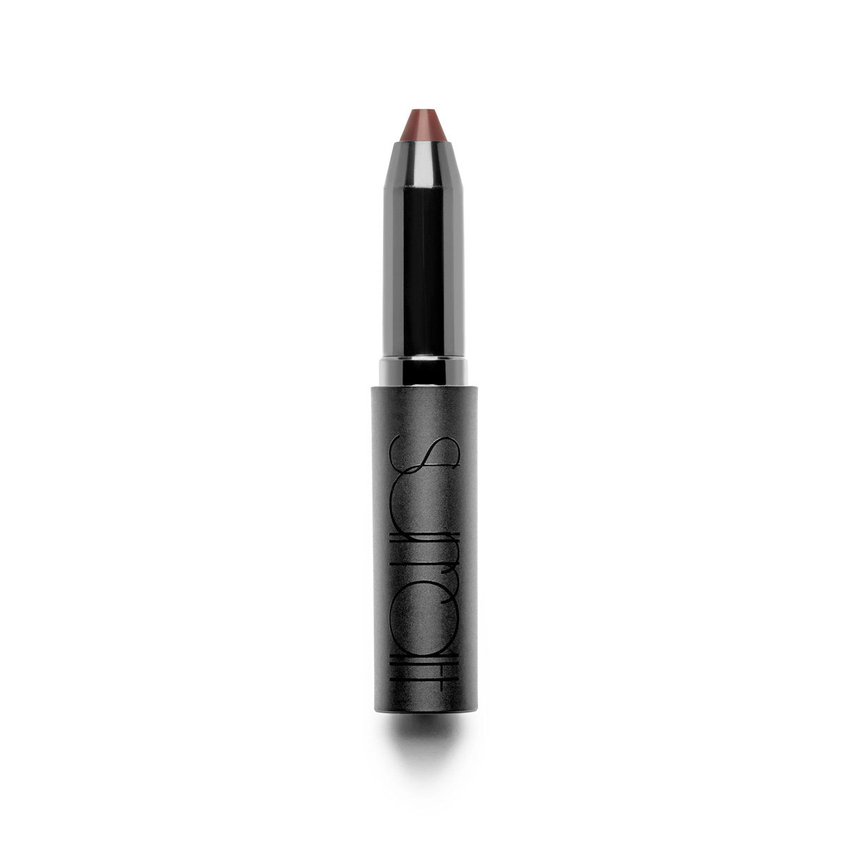 MAHOGANY - Reddish Brown - long-wearing matte finish lipstick in oxblood shade