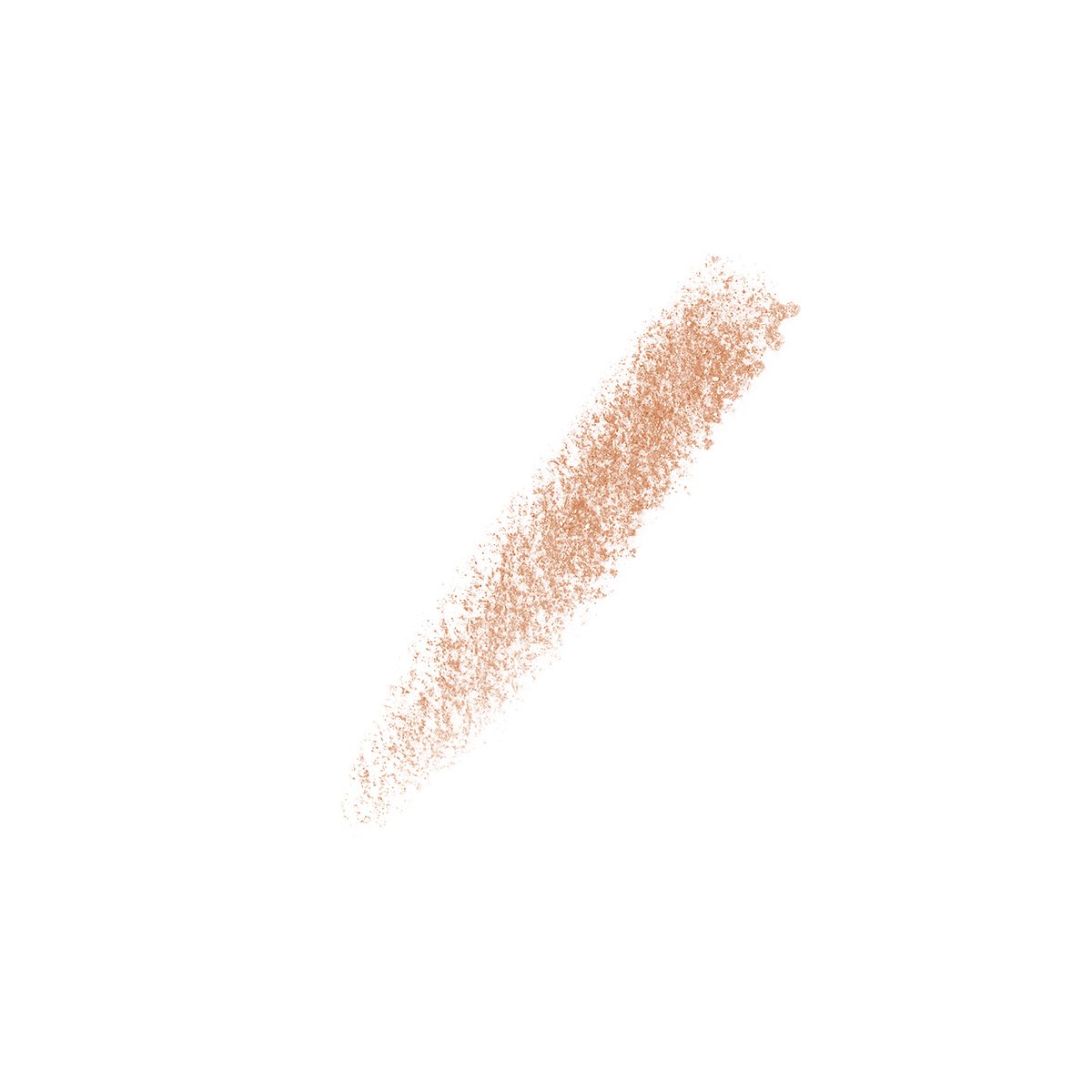 D’Or and Mosseux- Chamois with Champagne Sparkle - swatch of shimmering apricot eye highlighter