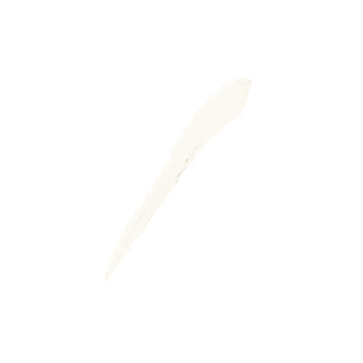 PERLE - White and Scintillating Sparkle - swatch of white waterline eyeliner