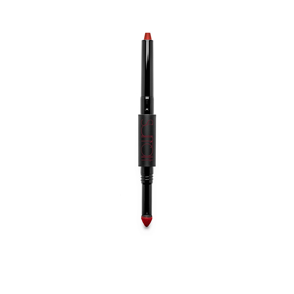GALOCHER - BLUE RED - dual-ended lip baton with creamy lipstick pencil in blue red and matching mattifying pigment lip powder in blue red shade