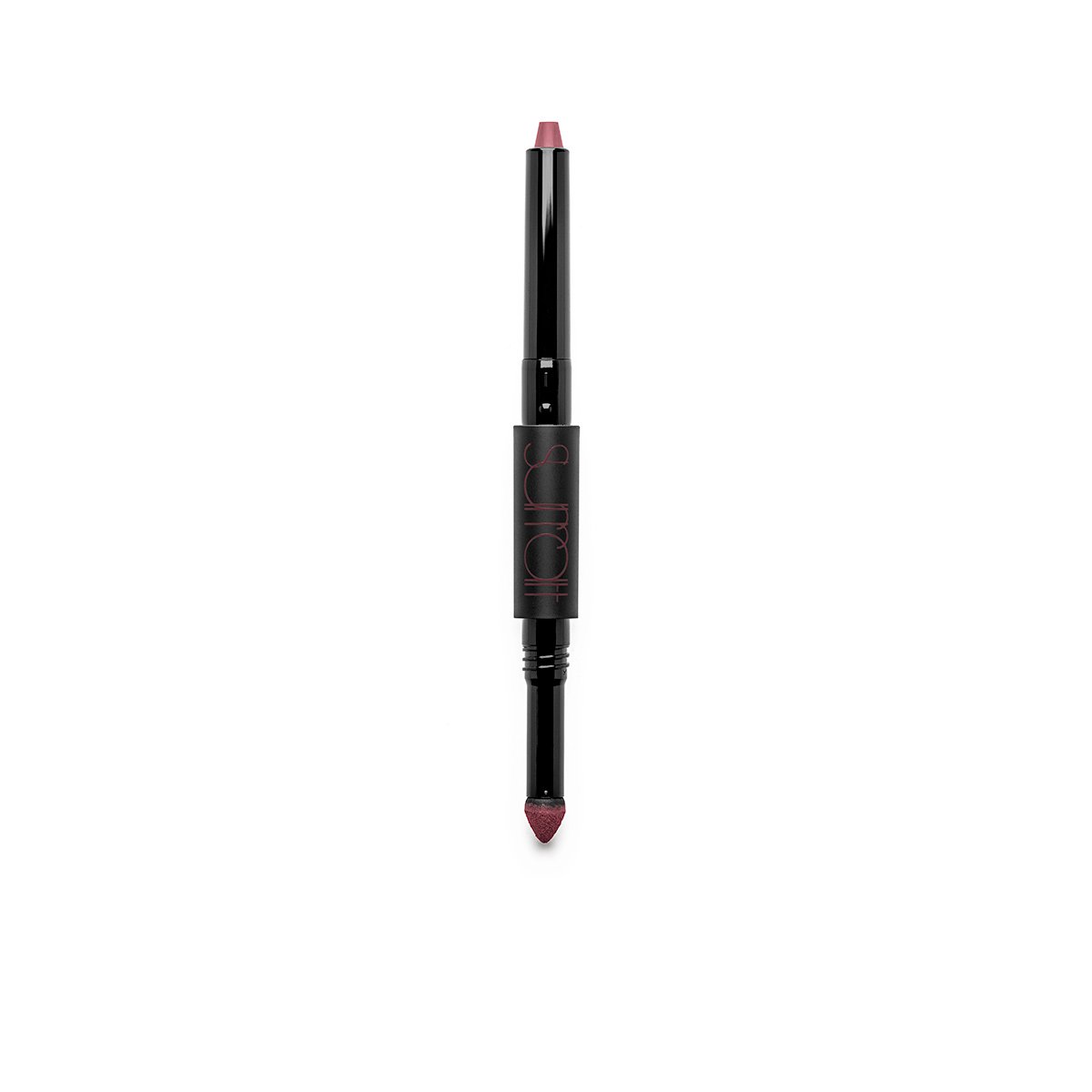 QUAINTRELLE - ROSE - dual-ended lip baton with creamy lipstick pencil in rose and matching mattifying pigment lip powder in rose shade