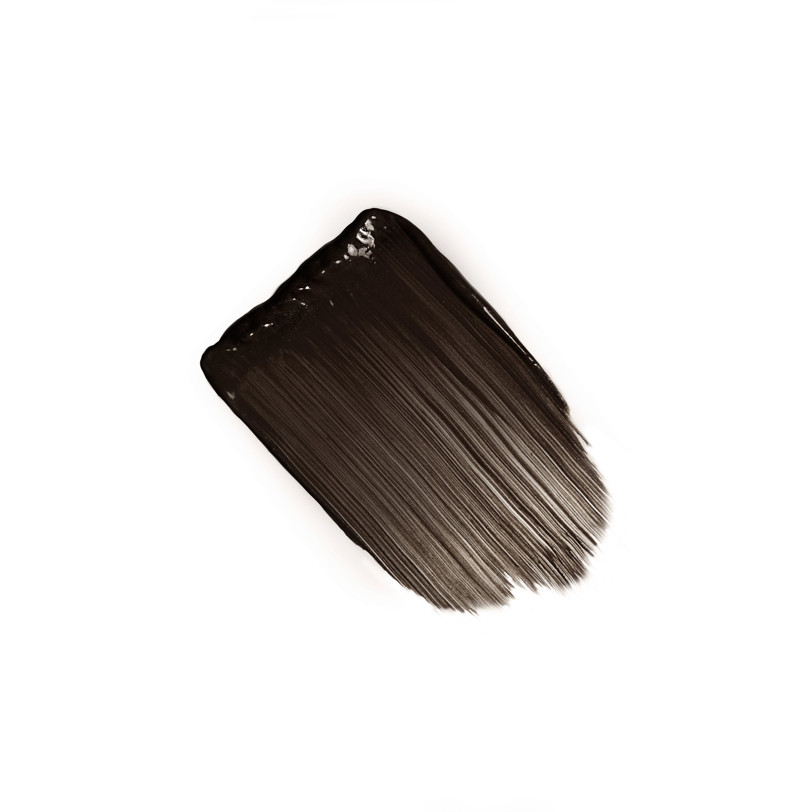 BLACK - black non-shiny brow pomade for grooming, styling and shaping