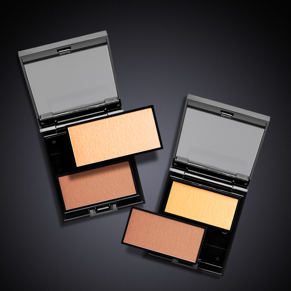 ALLVAR - Les Soleils highlighter + bronzer palettes in coup de genie and halo palettes 