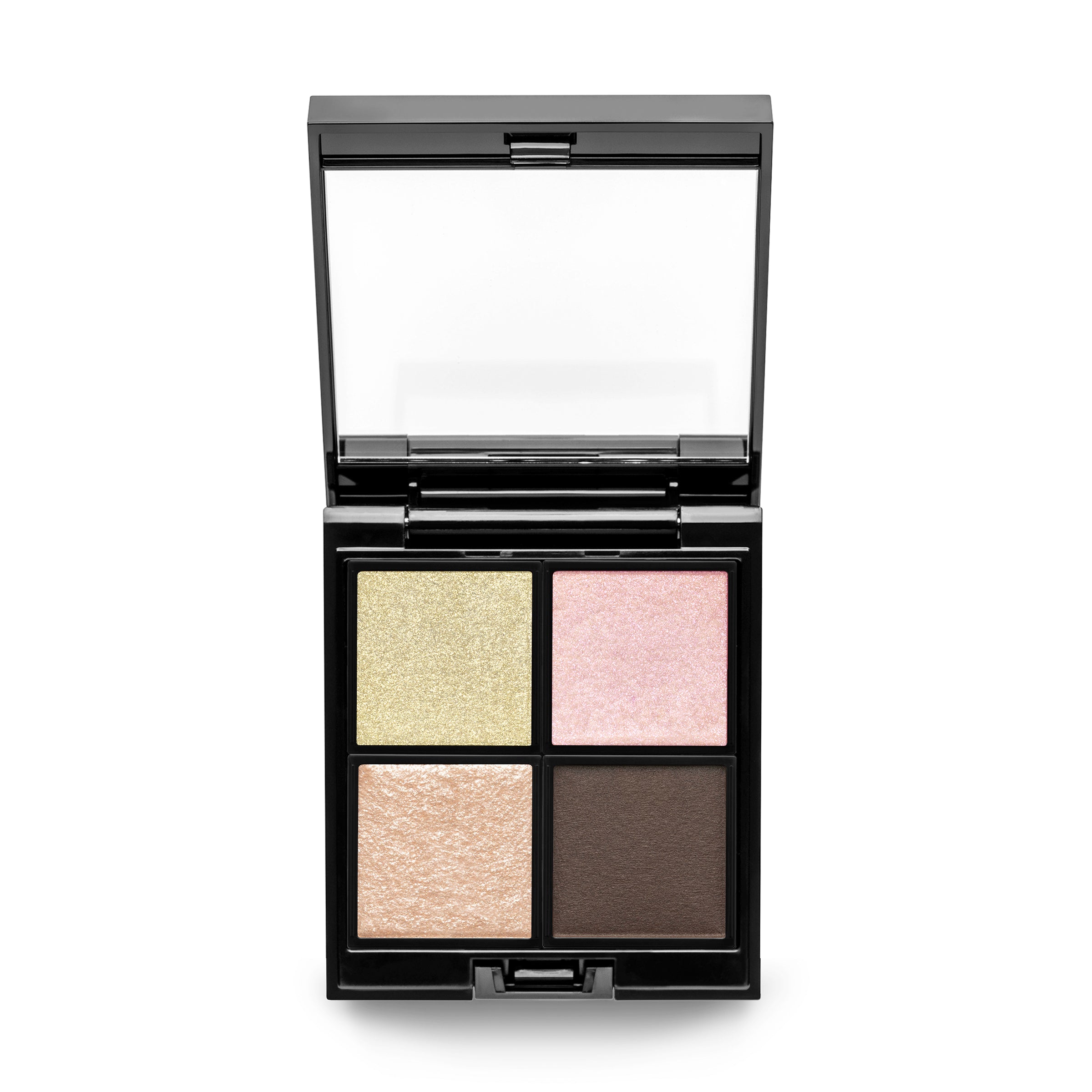 Cosmos Palette - Pink and gold eye quad with base shade, two shade-shifting duochrome pressed pigments, and one metallic shadow