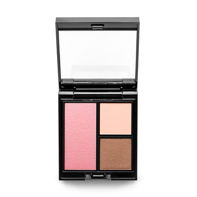 Glamour Doux - product image showing blush and two eyeshadows in a palette