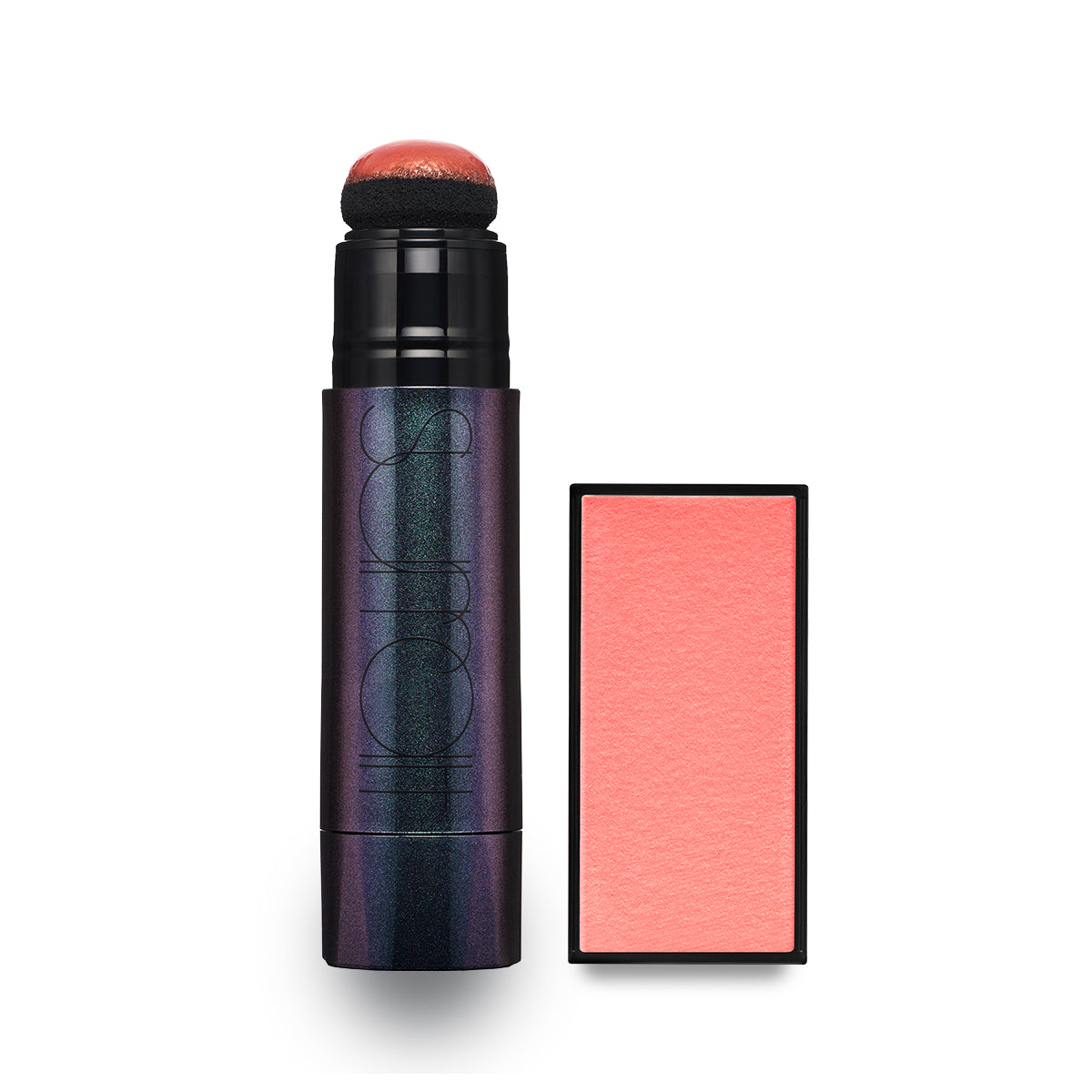 PARFAIT - PINKY CORAL - Coordinating powder and liquid blush pair in pinky coral shade